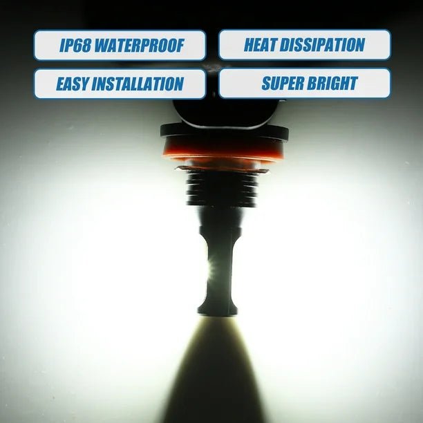 Bombillas para luces antiniebla Bombilla para faros delanteros 3570 chips Lámpara LED para conducción en automóvil - Quierox - Tienda Online