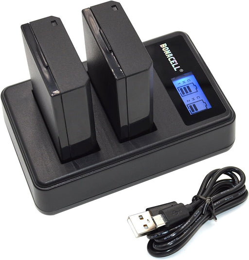 Bonacell Paquete de 2 baterías LP - E10 y cargador dual LCD compatible con Canon EOS EOS 1100D - Quierox - Tienda Online