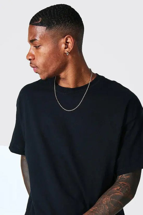 boohooMAN Camiseta gráfica extragrande con el lema "Virtudes" - Quierox - Tienda Online