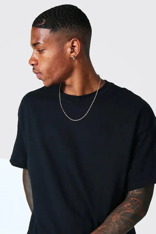 boohooMAN Camiseta gráfica extragrande con el lema "Virtudes" - Quierox - Tienda Online