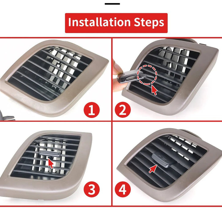 Boquilla de ventilación de conducto de aire central para coche - Quierox - Tienda Online