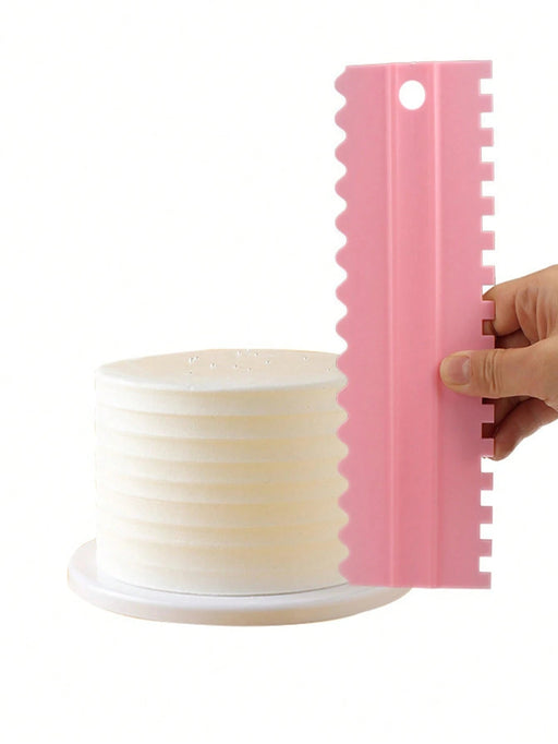 Boquilla para glaseado de tarta con lazo de plástico rosa (4 unidades) - Quierox - Tienda Online
