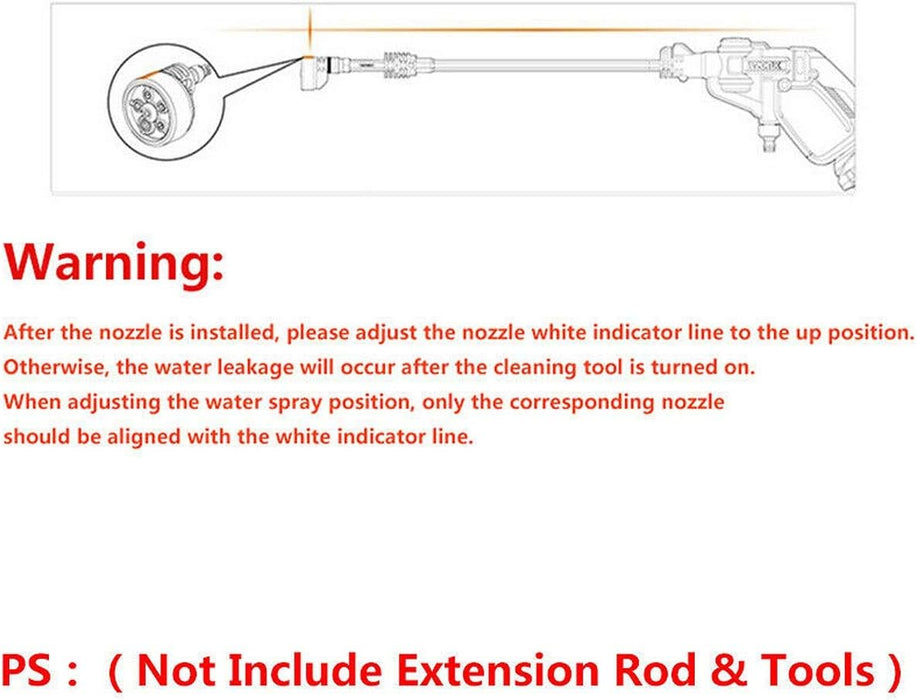 Boquilla para Worx Hydroshot Cleaner WG629 WU629 WG630 Accesorio de repuesto - Quierox - Tienda Online