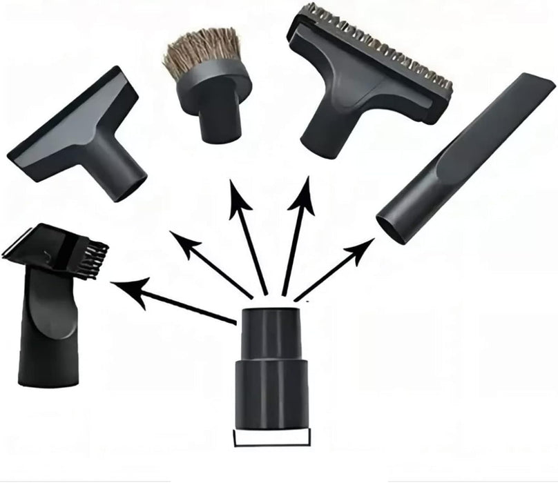 Boquillas de cepillo para aspiradora, accesorios universales de 6 piezas flexibles de alta resistencia para sofá para coche - Quierox - Tienda Online
