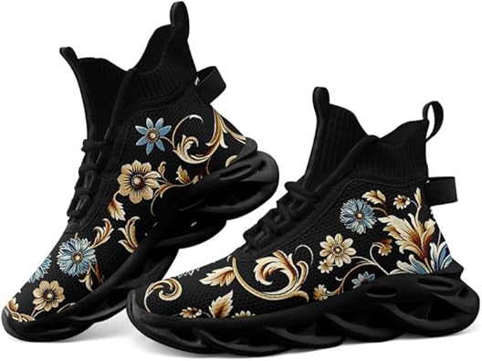 Botas de caña media con punta ancha para mujer, de malla - Quierox - Tienda Online