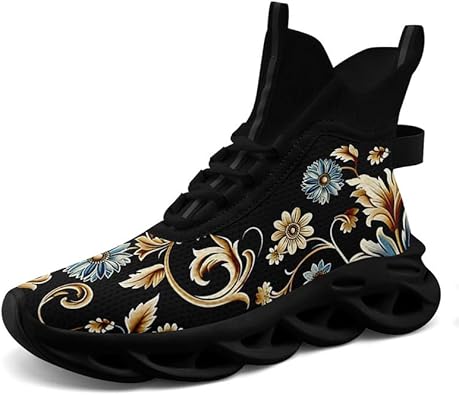 Botas de caña media con punta ancha para mujer, de malla - Quierox - Tienda Online