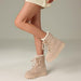 Botas De Nieve Para Mujer Con Plataforma Y Forro Polar - Quierox - Tienda Online