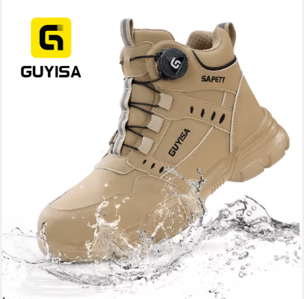 Botas de seguridad GUYISA, puntera acero, con hebilla inteligente para hombre. - Quierox - Tienda Online