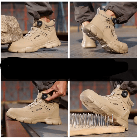 Botas de seguridad GUYISA, puntera acero, con hebilla inteligente para hombre. - Quierox - Tienda Online