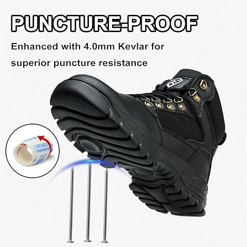 Botas impermeables con punta de acero para hombre - Quierox - Tienda Online