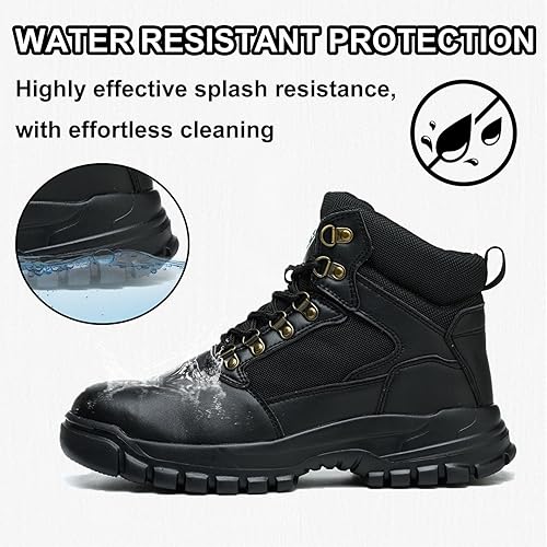 Botas impermeables con punta de acero para hombre - Quierox - Tienda Online