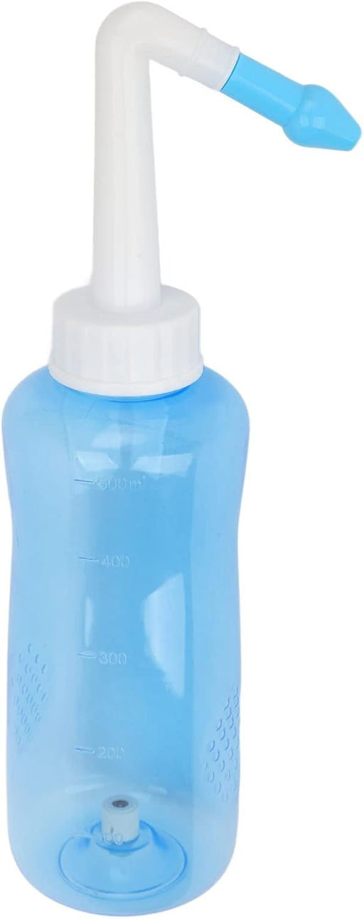 Botella de enjuague sinusal, limpiador de nariz con 2 boquillas diferentes, enjuague a presión de 16.9 fl oz - Quierox - Tienda Online