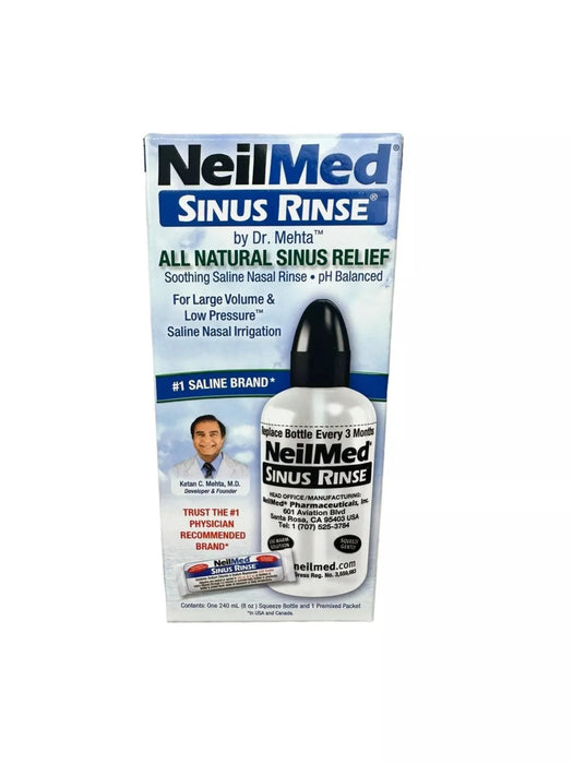 Botella de enjuague sinusal Neilmed + 1 bolsa de premezcla - Quierox - Tienda Online