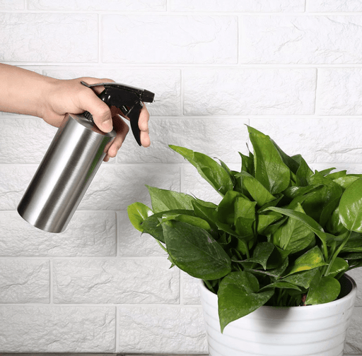 Botella de riego para plantas, 550 ml, acero inoxidable, bomba multifuncional - Quierox - Tienda Online