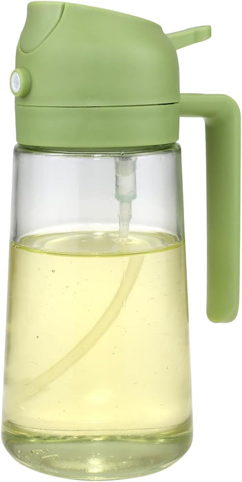 Botella pulverizadora de aceite, rociadora y vertida de 16 onzas - Quierox - Tienda Online