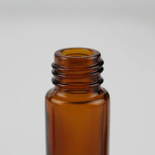 Botella roll - on de vidrio ámbar de 1/3 oz (10 ml) sin tapa (V3) 48piezas - Quierox - Tienda Online
