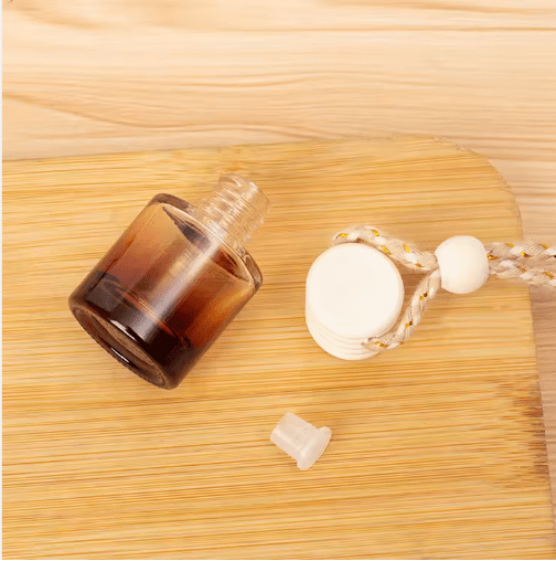 Botellas de olor cilíndricas transparentes de 8 ml con tapa - Quierox - Tienda Online