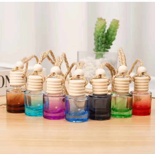 Botellas de olor cilíndricas transparentes de 8 ml con tapa - Quierox - Tienda Online