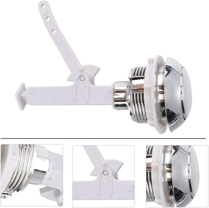 Boton pulsador para tanque de agua de inodoro con descarga separada - Quierox - Tienda Online