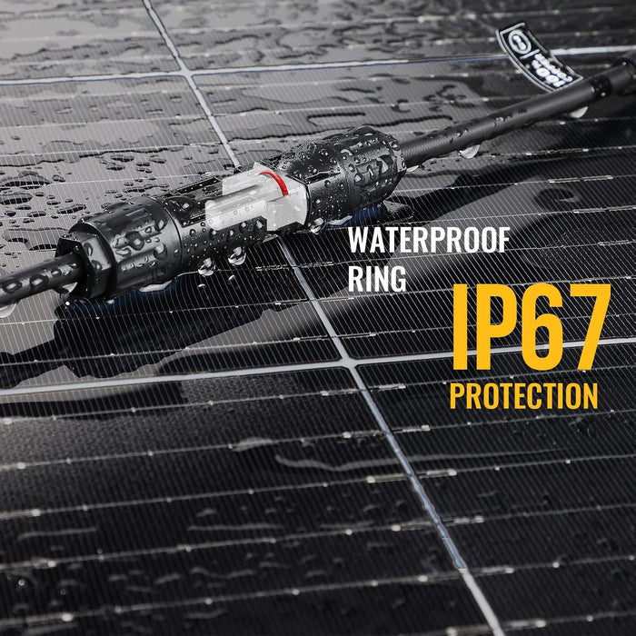 BougeRV Conectores de rama solar Y extra largos paneles solares conectores paralelos de 1 a 4 cables solares - Quierox - Tienda Online