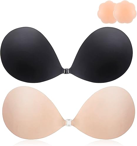 Brasier adhesivo push up, paquete de 2 unidades, reutilizable - Quierox - Tienda Online