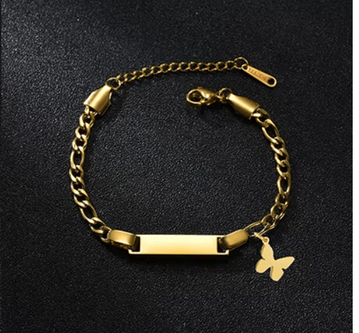 Brazalete con cadena de mariposa, regalo de joyería para bebé - Quierox - Tienda Online