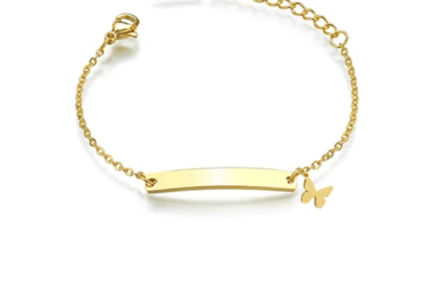 Brazalete con cadena de mariposa, regalo de joyería para bebé - Quierox - Tienda Online