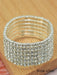 Brazalete con decoración de diamantes de imitación - Quierox - Tienda Online