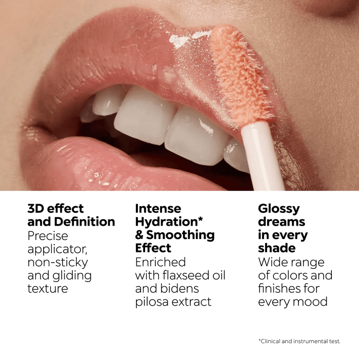Brillo de labios hidratante con efecto 3D - Quierox - Tienda Online