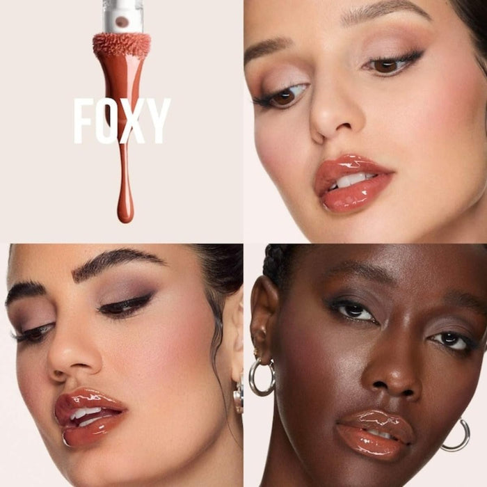 Brillo de labios Huda Beauty Faux Filler Extra Shine (Foxy) - Quierox - Tienda Online