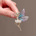 Broche de circonita con diseño de hada y mariposa, para bailarinas con alas - Quierox - Tienda Online