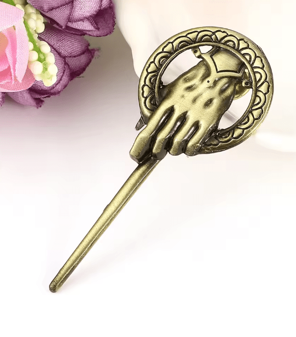 Broche de Metal de mano del rey, insignia de Pin de canción de hielo y fuego, joyería de película - Quierox - Tienda Online