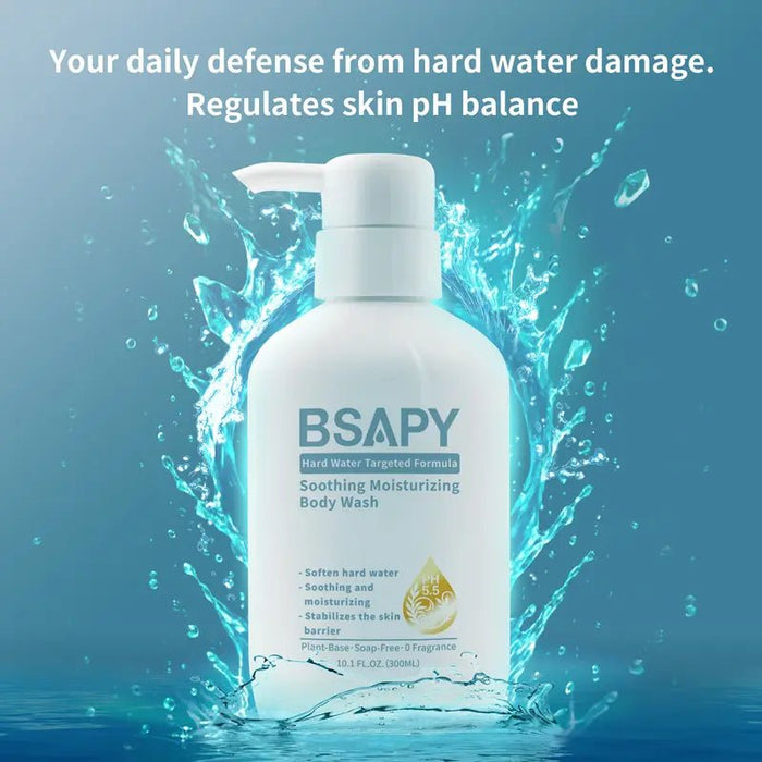 BSAPY Hard Water Defense Gel de ducha con pH equilibrado, fórmula hidratante y reparadora - Quierox - Tienda Online