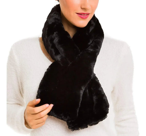 Bufanda Con Cuello De Piel Sintética Para Mujer - Quierox - Tienda Online