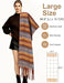 Bufanda de invierno Darller para mujer, de cuadros gruesa - Quierox - Tienda Online