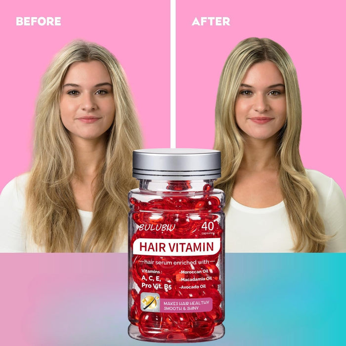 Bulubiu 40 Cápsulas de suero para tratamiento de vitaminas para el cabello - Quierox - Tienda Online