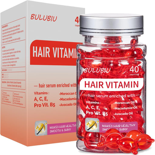 Bulubiu 40 Cápsulas de suero para tratamiento de vitaminas para el cabello - Quierox - Tienda Online