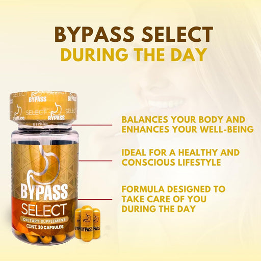 BypassSelect Quemá grasa de día y de Noche (30caps) - Quierox - Tienda Online