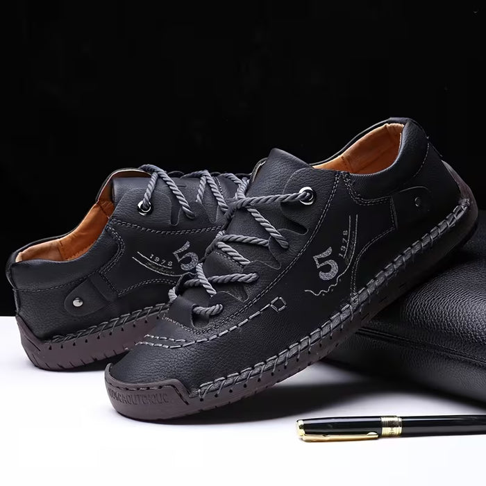 Zapatos para Exterior con Cordones, Planos Cómodos y Casuales