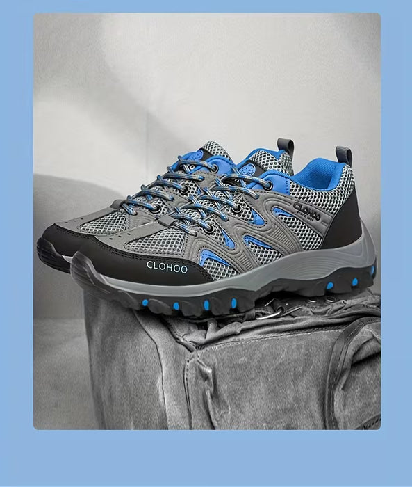 CLOHOO Zapatos casuales transpirables para hombre con suela de espuma reciclada de la marca