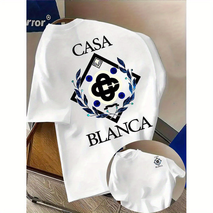 1 pieza Camiseta de manga corta de cuello redondo