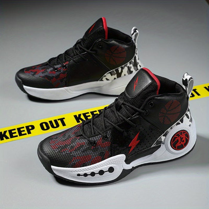 Zapatillas de baloncesto de estilo urbano a la moda para grupos modernos de hombres