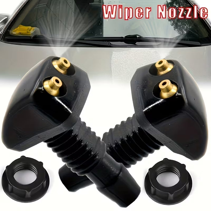 Paquete de 2 boquillas para limpiaparabrisas de coche - Material de nailon duradero