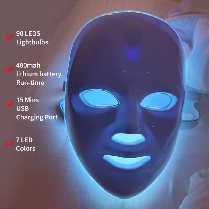 Máscara de belleza para mujer, carga USB, pantalla táctil, para el cuidado facial