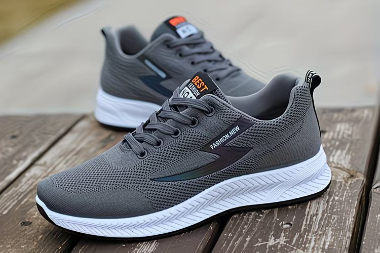 Zapatillas deportivas ligeras antideslizantes de malla transpirable para hombre