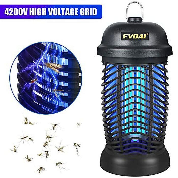 FVOAI Bug Zapper para exteriores, trampa electrónica para mosquitos e insectos