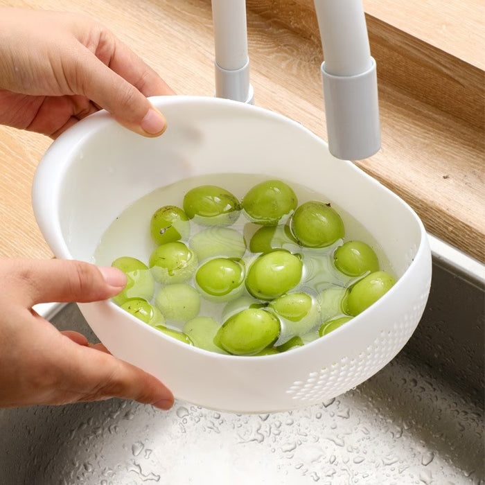 1pc Cesta Filtradora para Lavar Arroz, Tamiz Creativo para Lavar Arroz