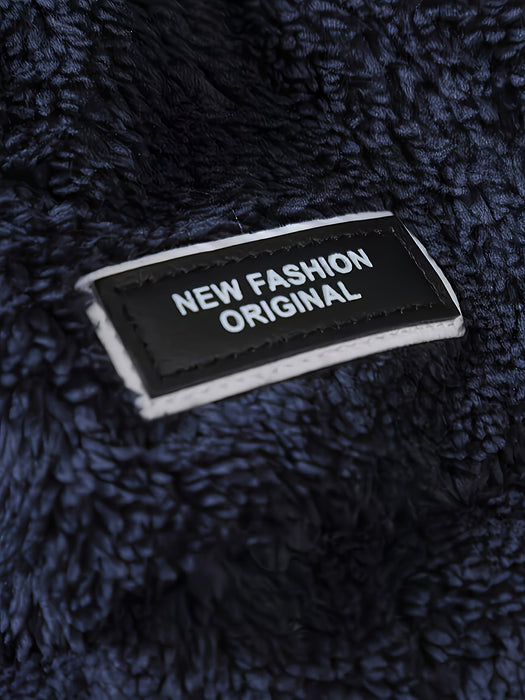 Sudadera casual para hombre, elegante y clásica, con un diseño único de bloques de color