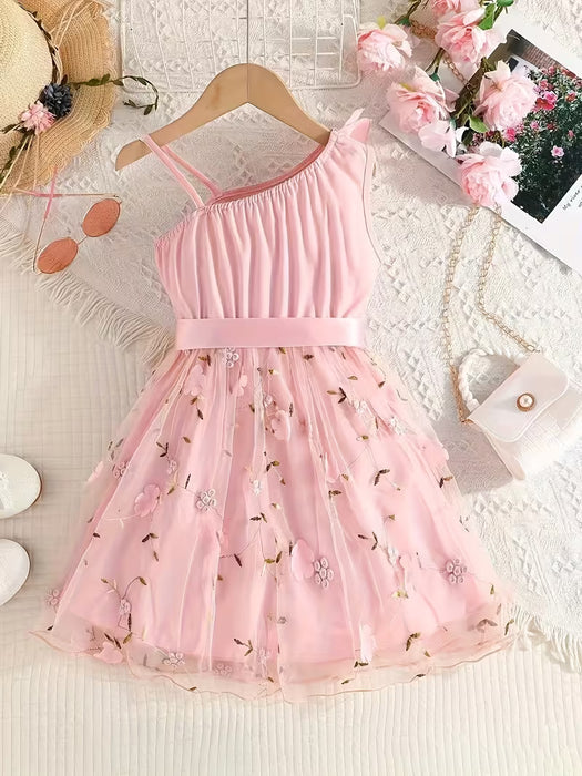 Vestidos para Niñas, con elegantes faldas de tul