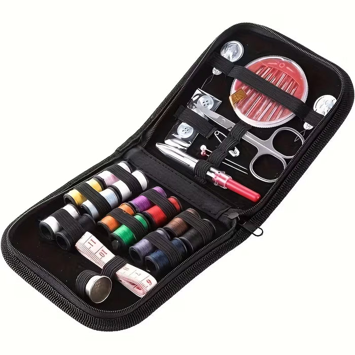 Kit de herramientas de costura de agujas de acero de ojo grande de 24 piezas -